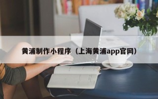 宁波黄浦制作小程序（上海黄浦app官网）