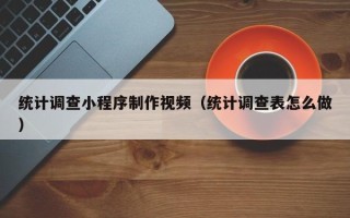 宁波统计调查小程序制作视频（统计调查表怎么做）